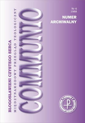 Zdjęcie do “Communio (6/1988)”.