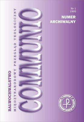Zdjęcie do “Communio (1/1995)”.