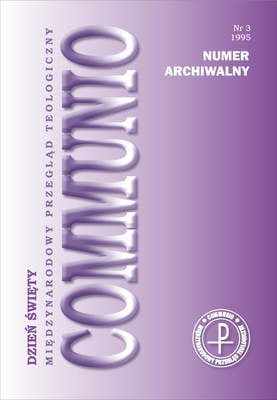 Zdjęcie do “Communio (3/1995)”.