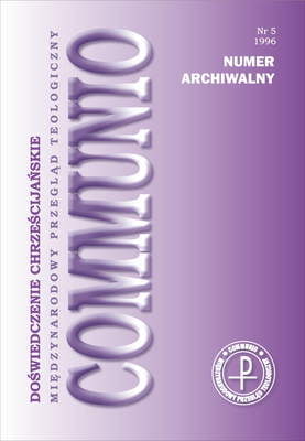 Zdjęcie do “Communio (5/1996)”.