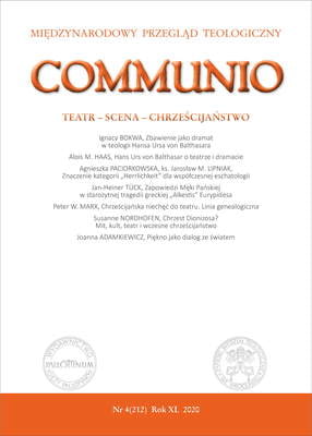 Zdjęcie do “Communio (4/2020)”.
