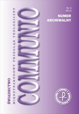 Zdjęcie do “Communio (4/2012)”.