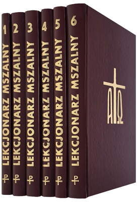 Zdjęcie do “Lekcjonarze mszalne {}Tomy 1-6 {} bordowe”.