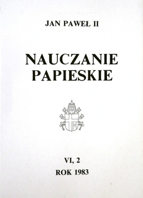 Nauczanie papieskie 1983 Tom VI/2 B