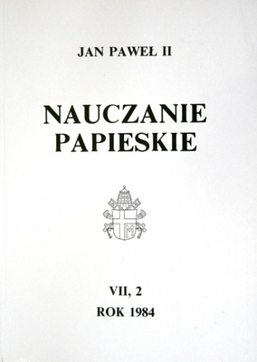 Nauczanie papieskie 1984 Tom VII/2 B